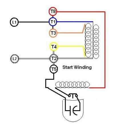 wiring diagrams for electric motors