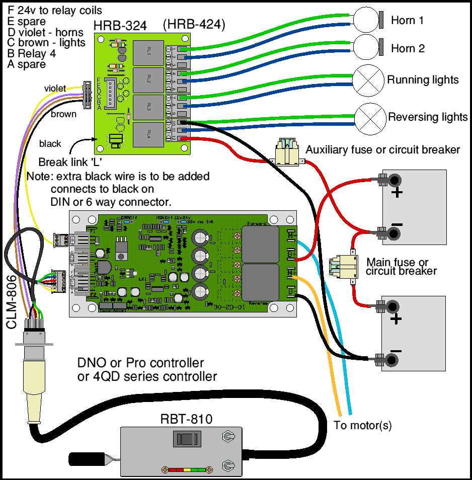 wiring horn relay diagram