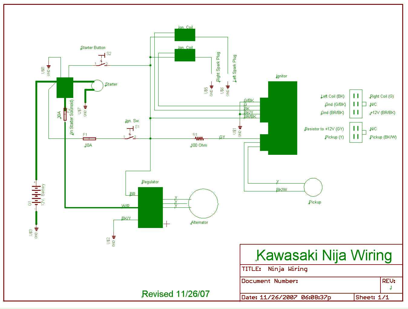 yamaha cdi wiring diagram