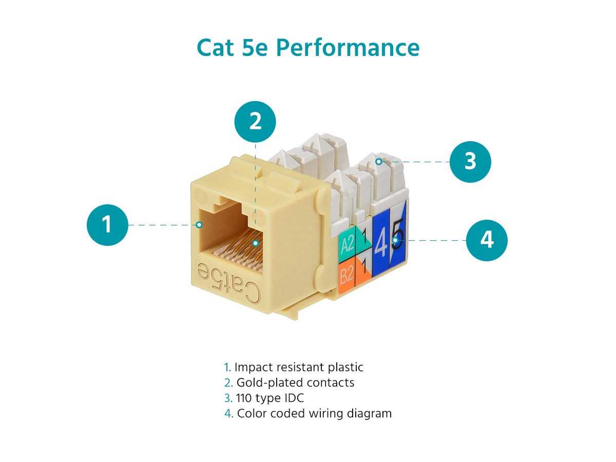 cat5 keystone jack wiring diagram