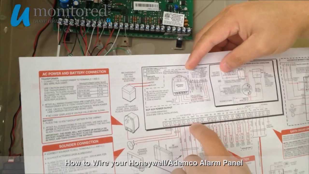 ademco vista 20p wiring diagram