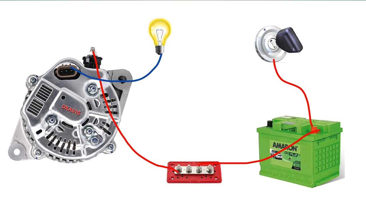 denso 2 wire alternator wiring diagram