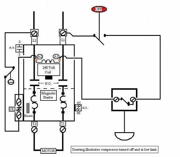 air compressor pressure switch wiring diagram