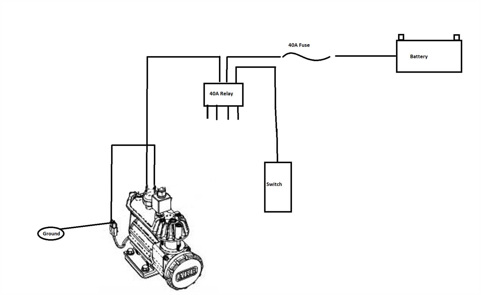 air compressor pressure switch wiring diagram