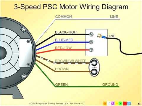 air conditioner fan motor wiring diagram