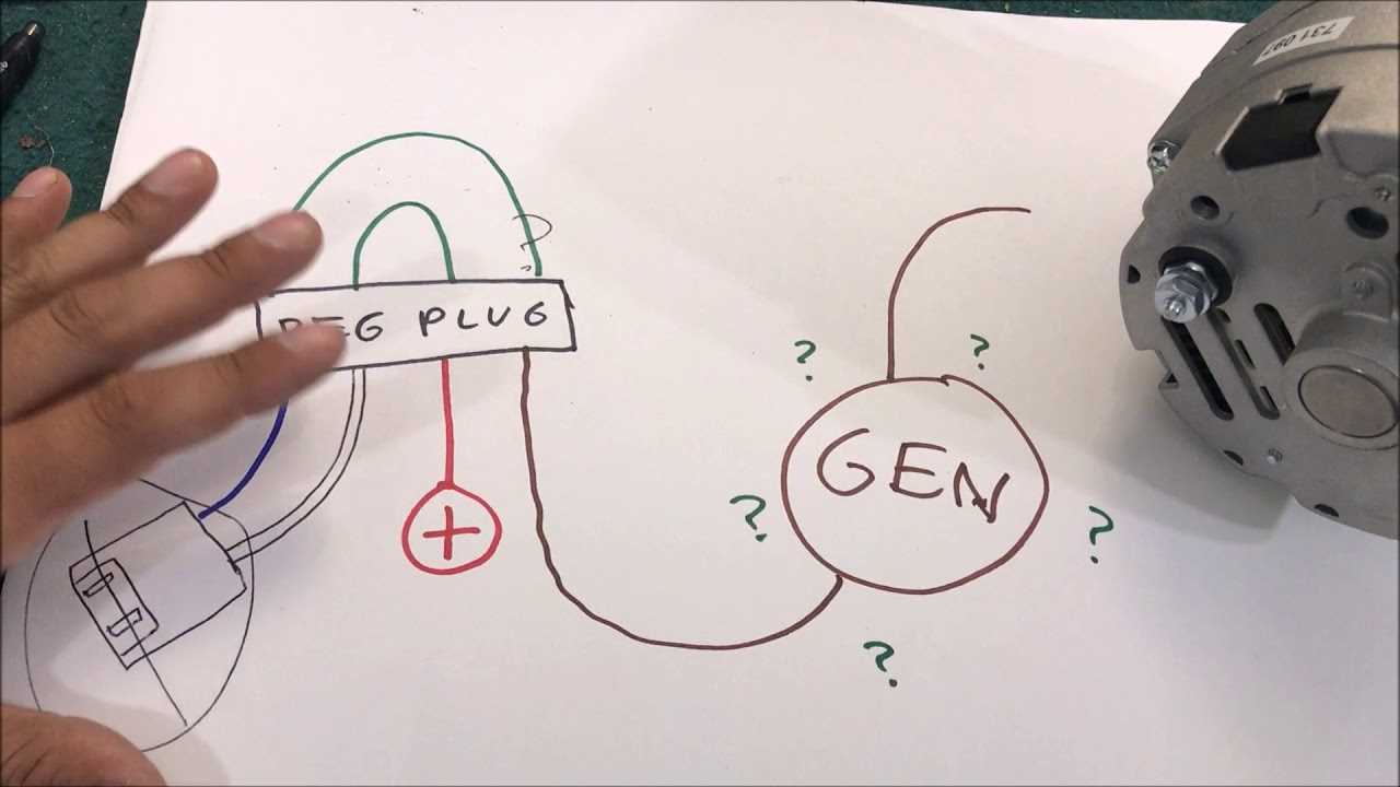 alternator wiring diagram chevy 350