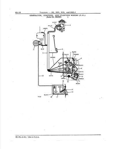 john deere a tractor wiring diagram