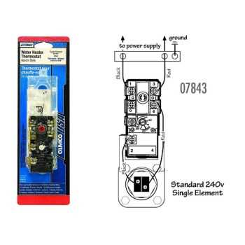 240v electric water heater thermostat wiring diagram