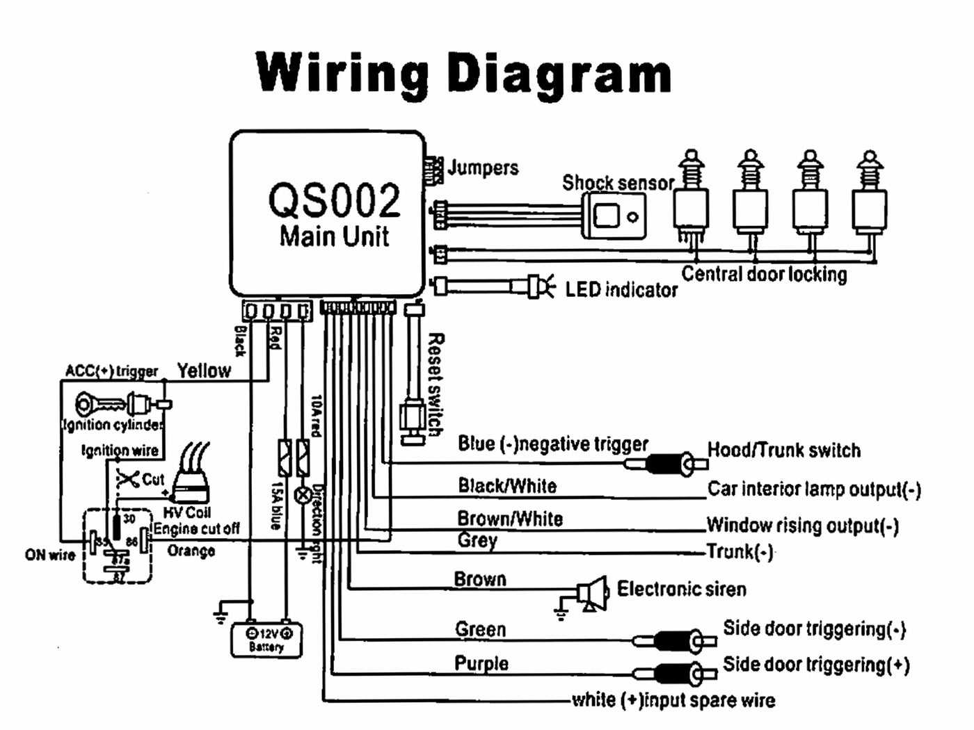 auto alarm wiring diagrams