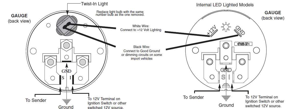 autometer gas gauge wiring diagram