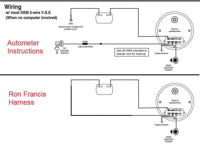 autometer gauge wiring diagram