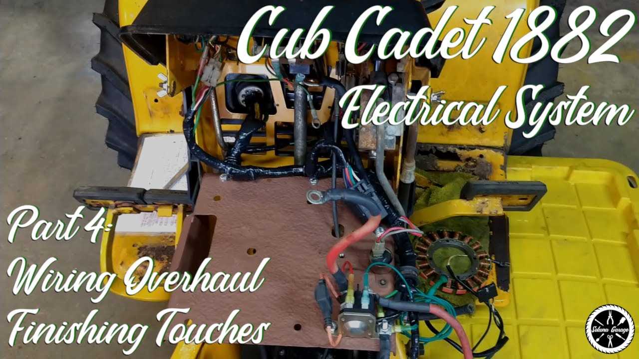 cub cadet starter wiring diagram