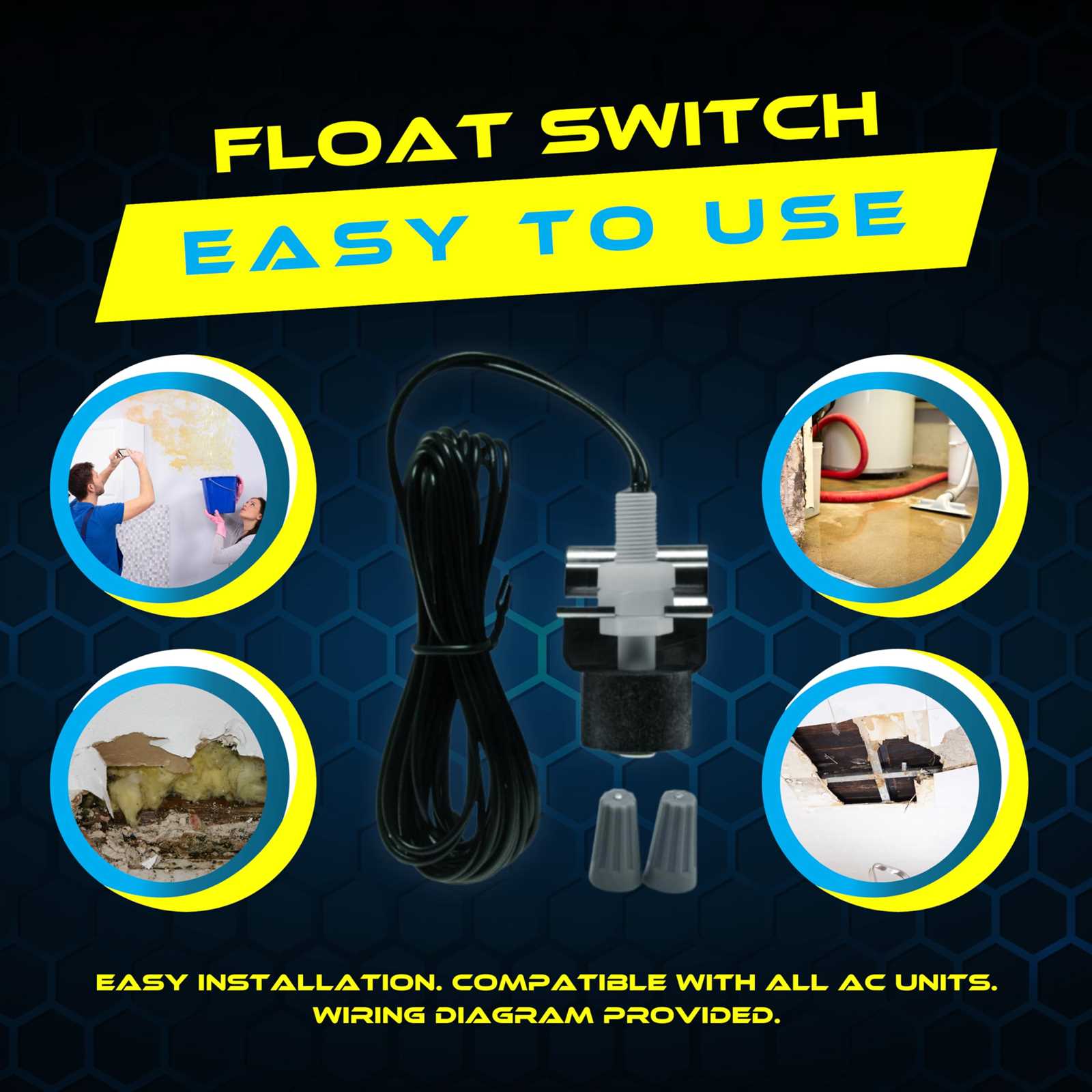 condensate drain pan float switch wiring diagram