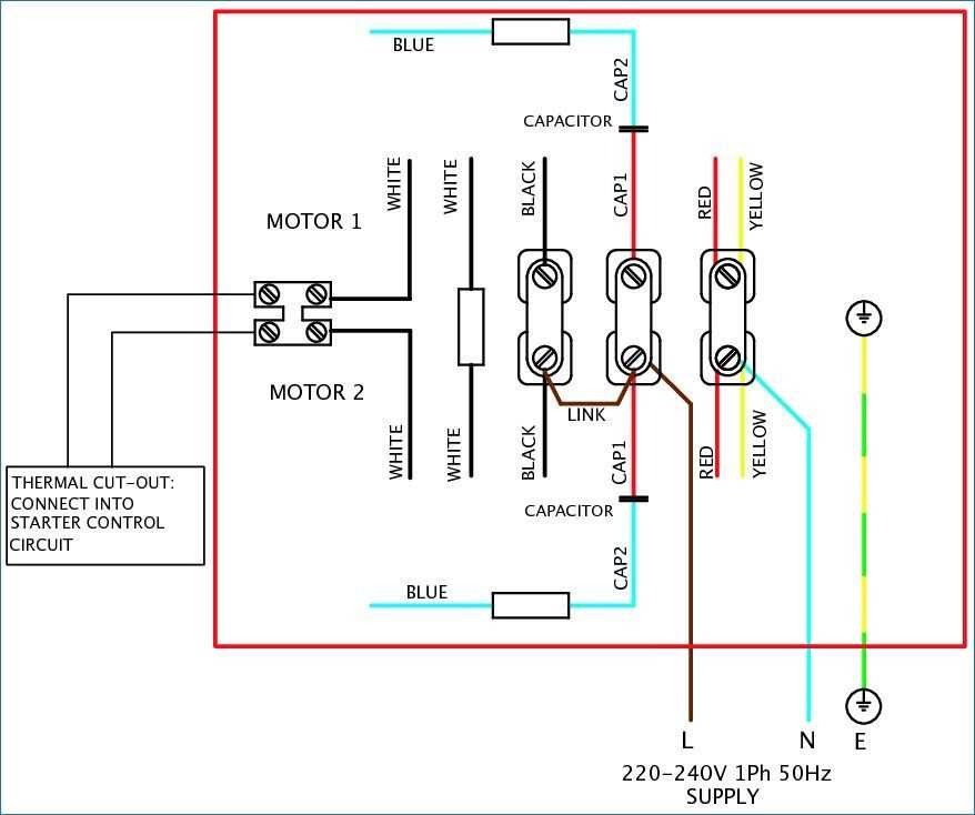 baldor 5 hp motor capacitor wiring diagram