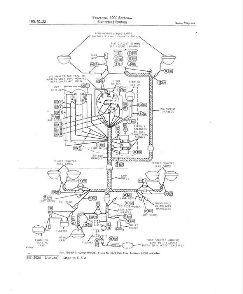 john deere 4020 12 volt wiring diagram