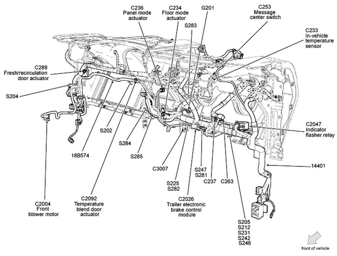 ford f150 door wiring harness diagram