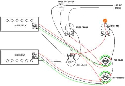 wiring diagram epiphone les paul