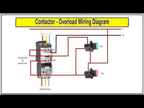 3 phase contactor wiring diagram a1 a2