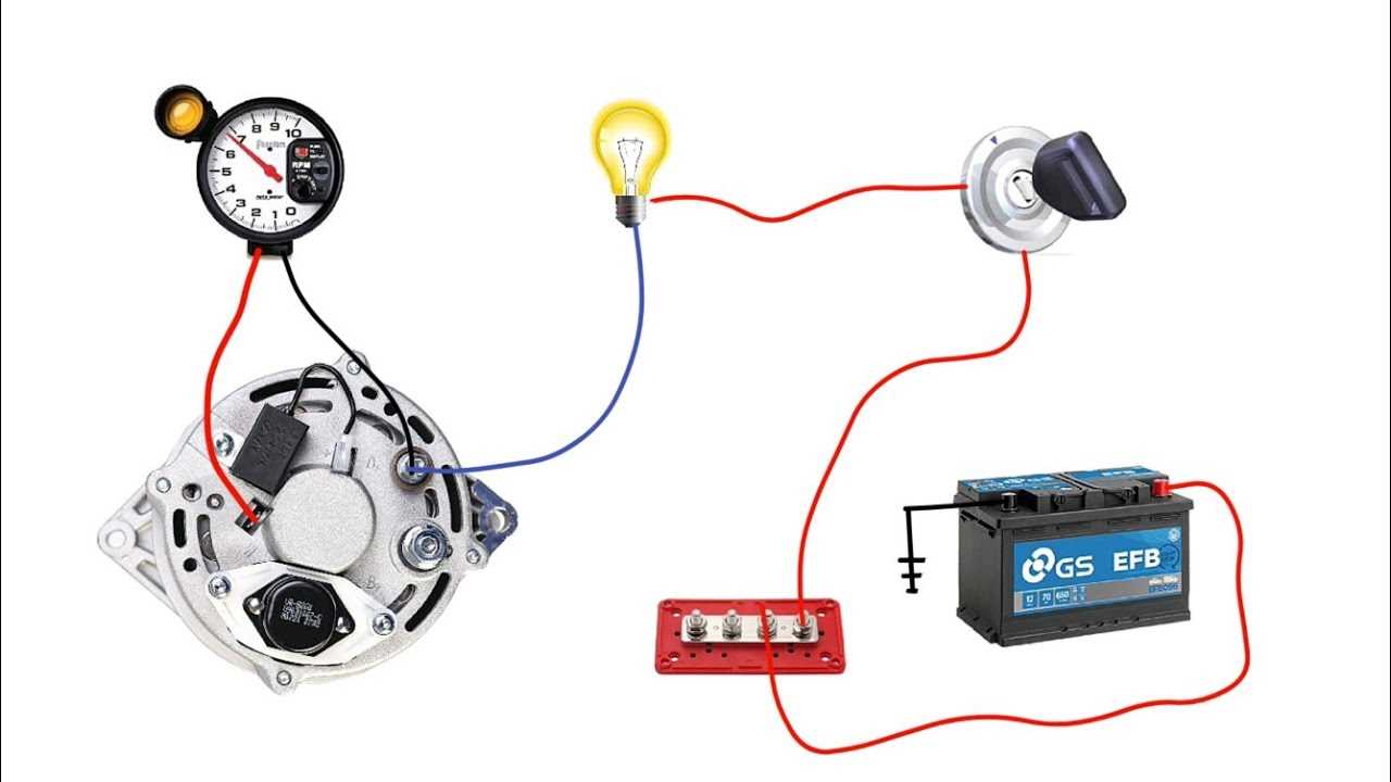 boat alternator wiring diagram