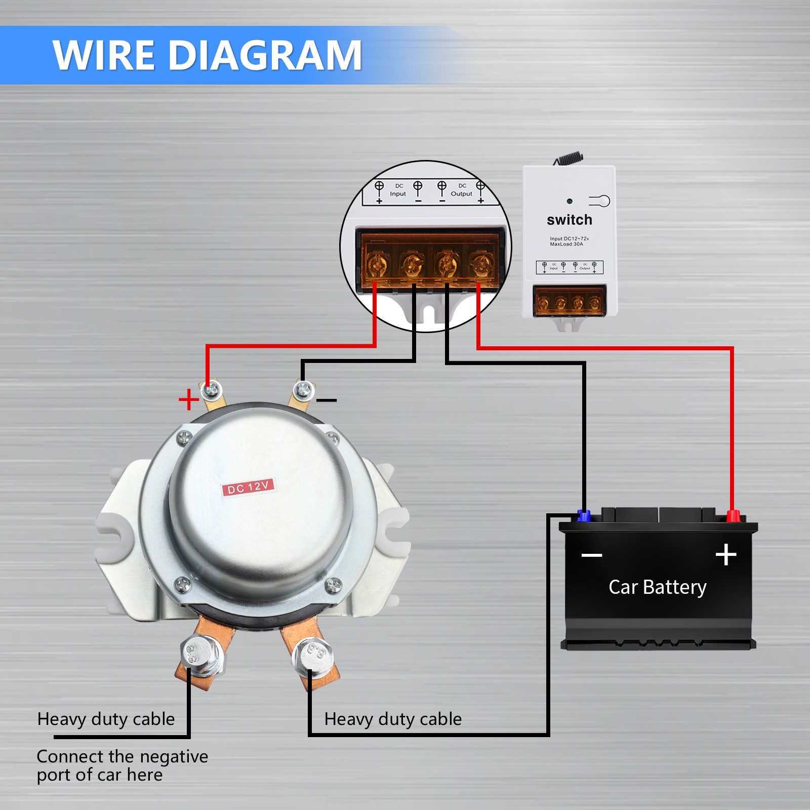 boat battery disconnect switch wiring diagram