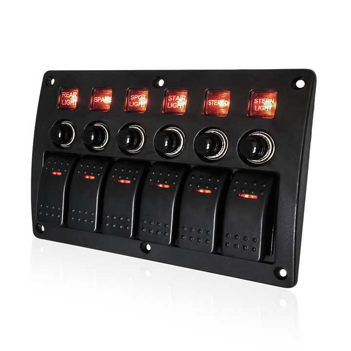 boat switch panel wiring diagram