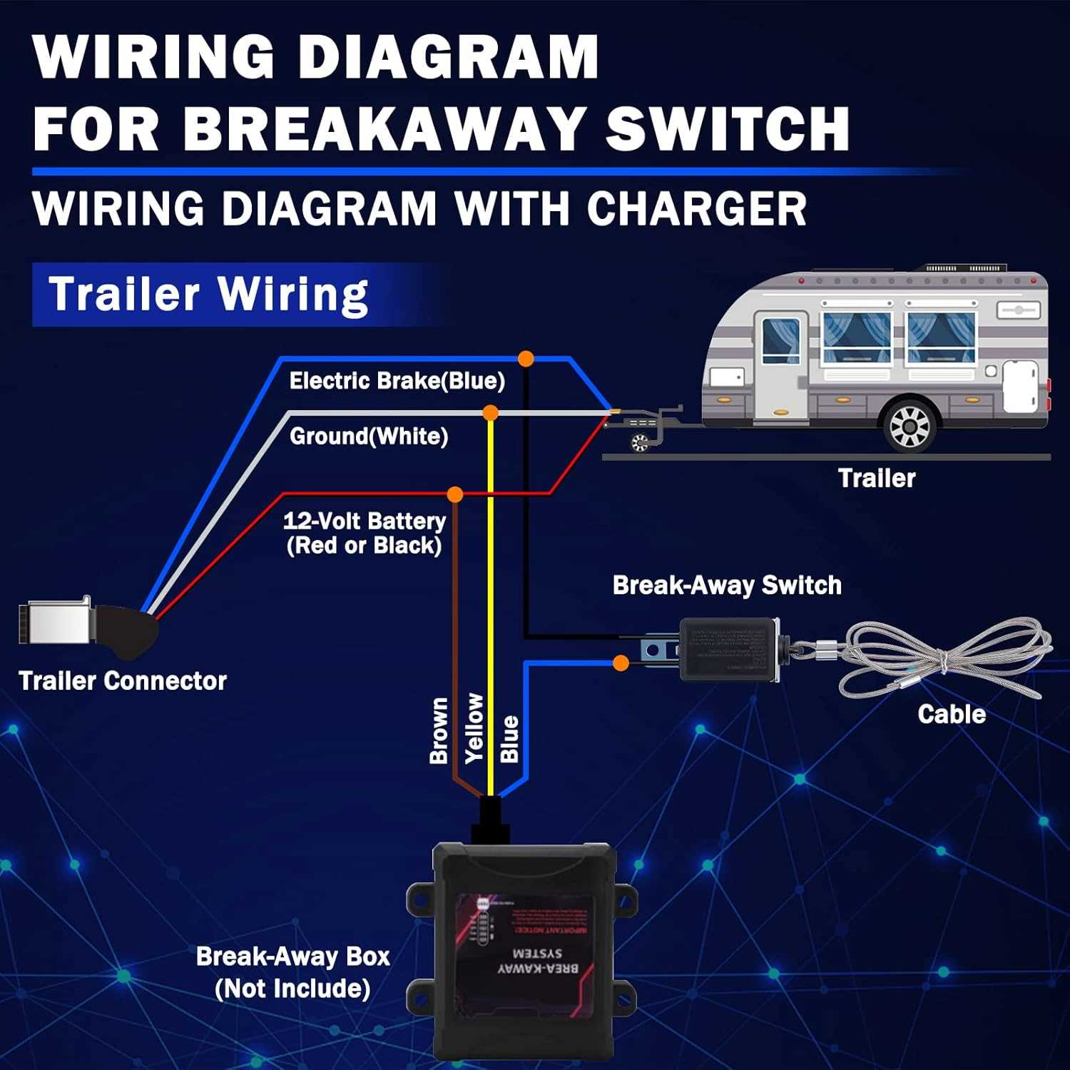 breakaway trailer wiring diagram