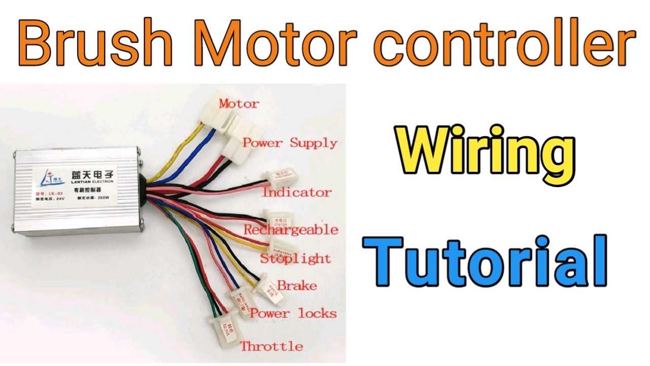 brushless motor controller wiring diagram