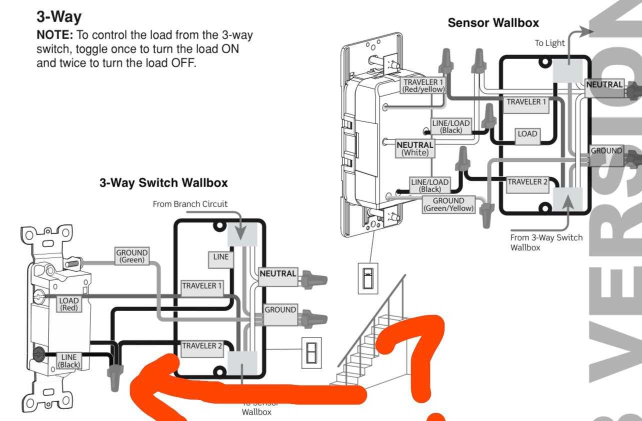 4 way motion sensor switch wiring diagram