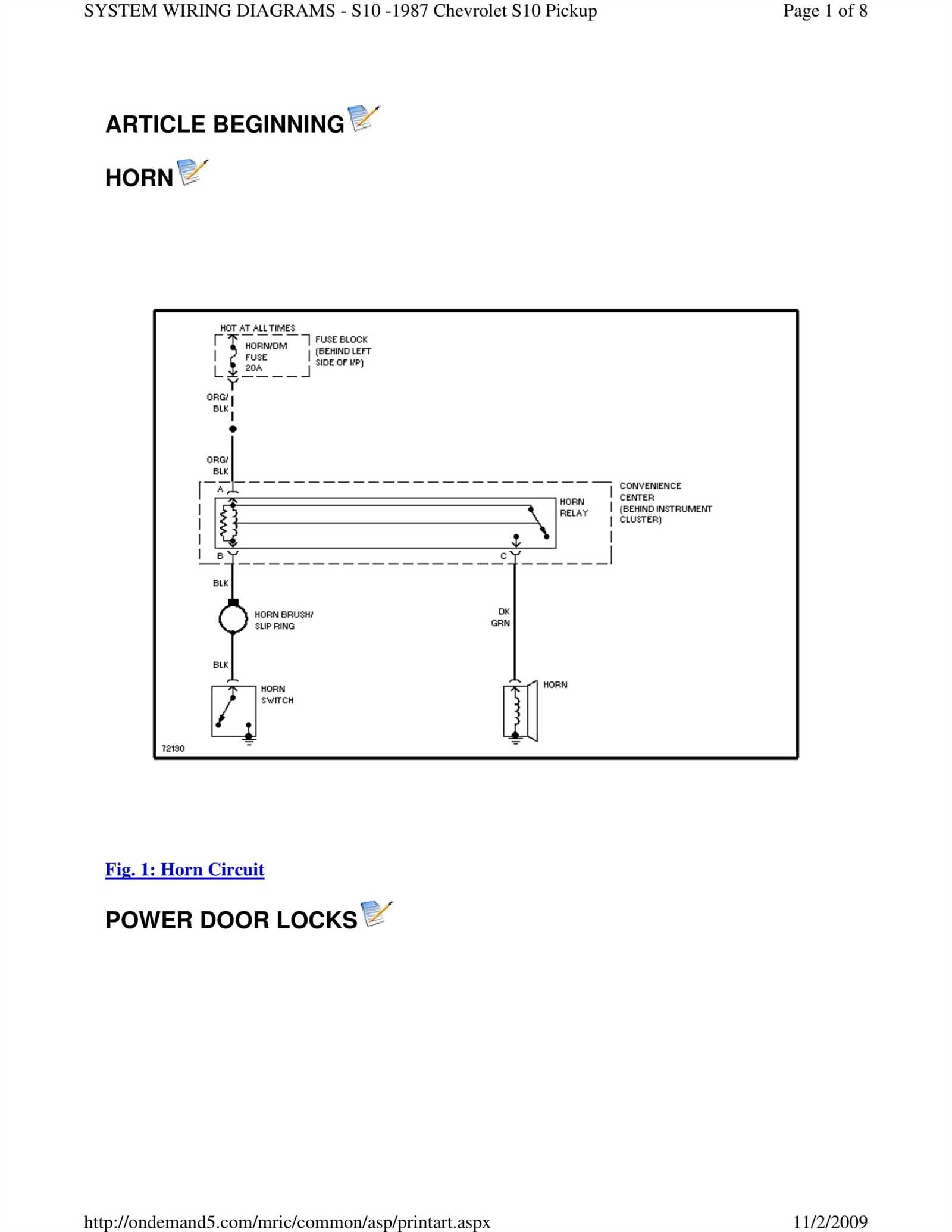 chevrolet wiring diagram