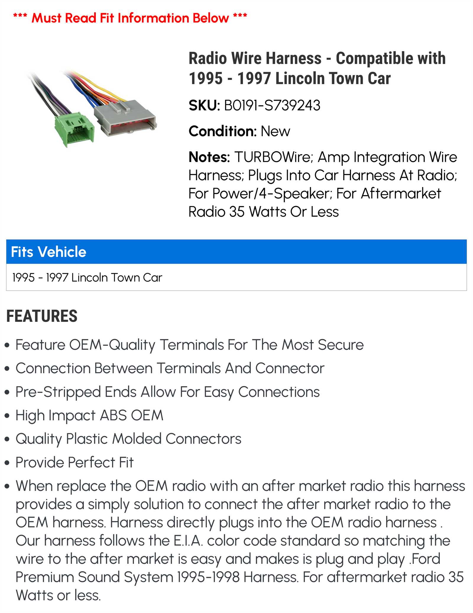 97 lincoln town car radio wiring diagram