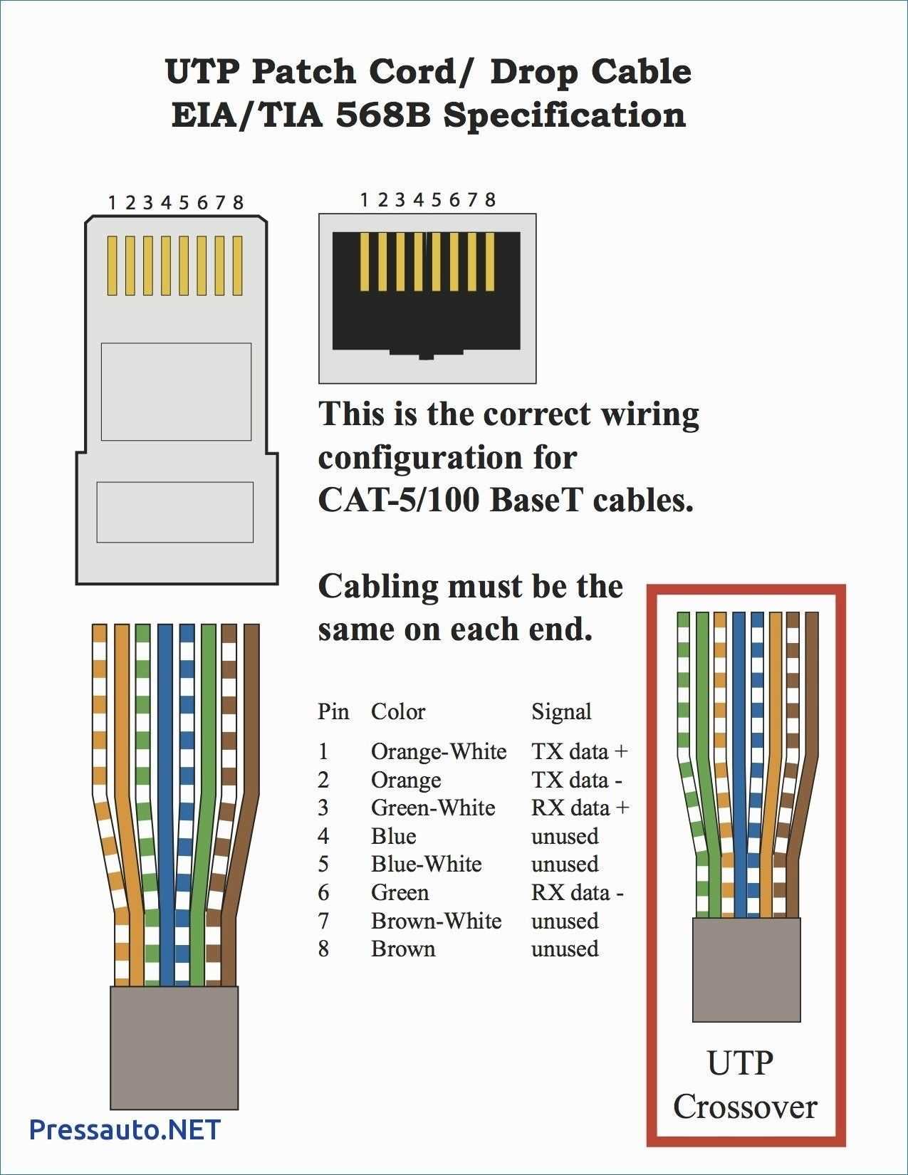 cat 3 cable wiring diagram