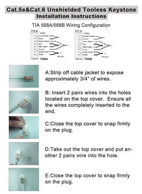 cat6 wiring diagram a or b