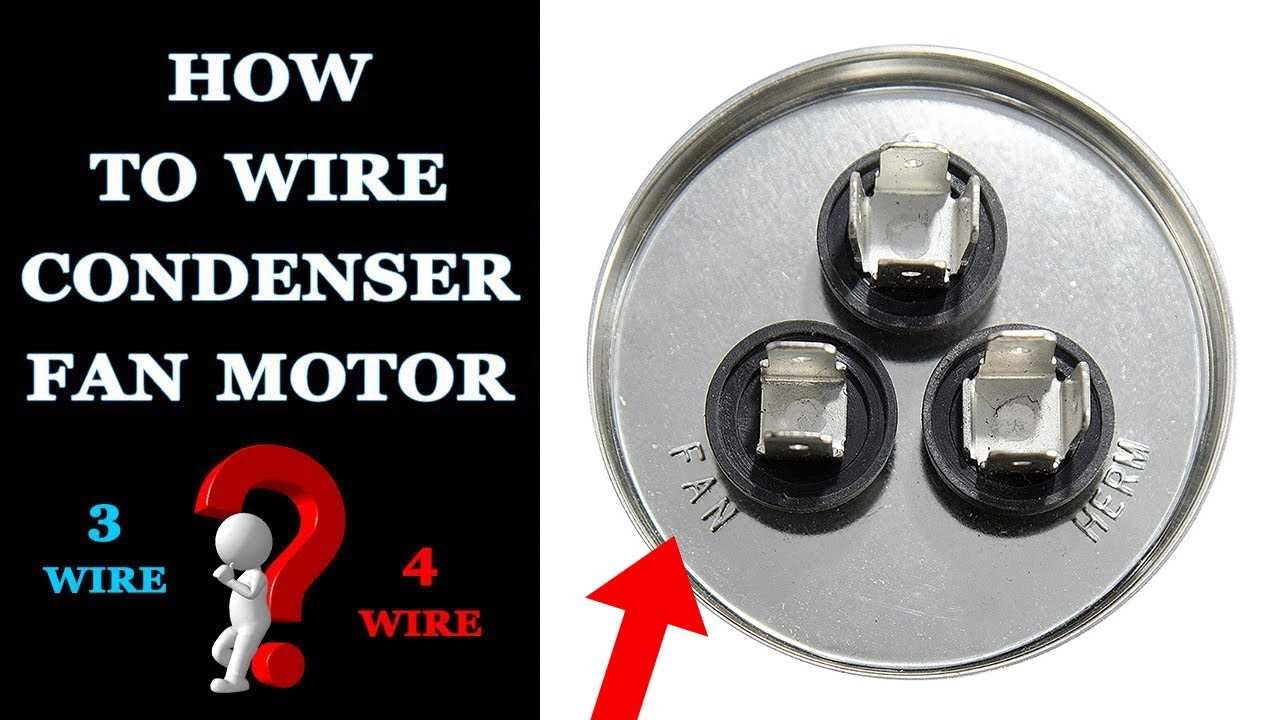 3 wire fan motor wiring diagram