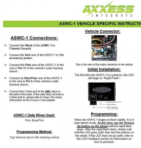 aswc 1 wiring diagram