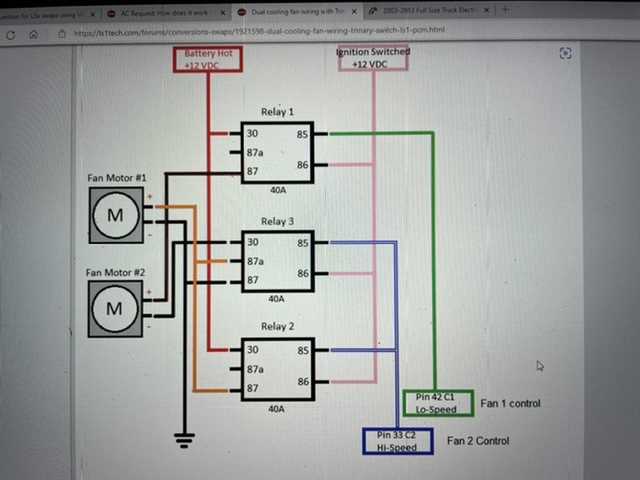 wiring electric fan diagram