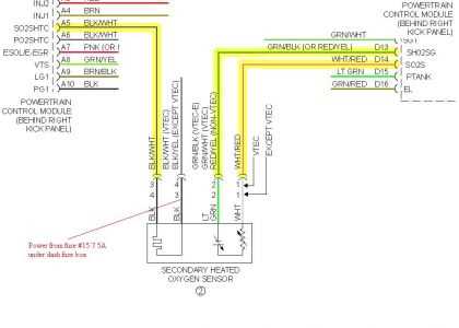 civic 4 wire o2 sensor wiring diagram honda