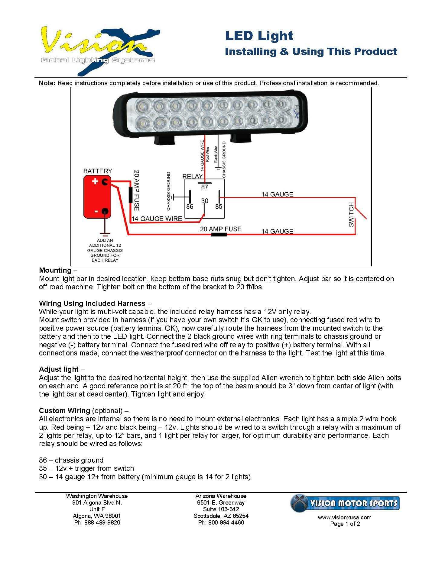 code 3 light bar wiring diagram