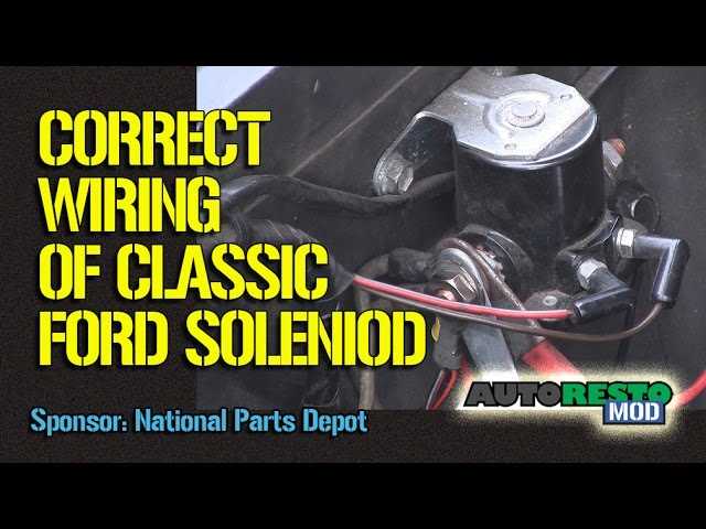 starter relay ford starter solenoid wiring diagram