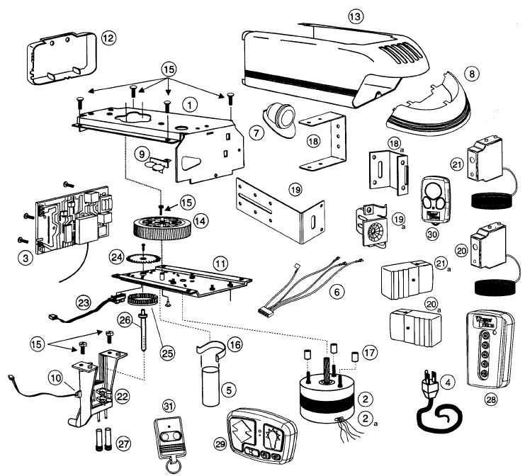 commercial overhead door wiring diagram