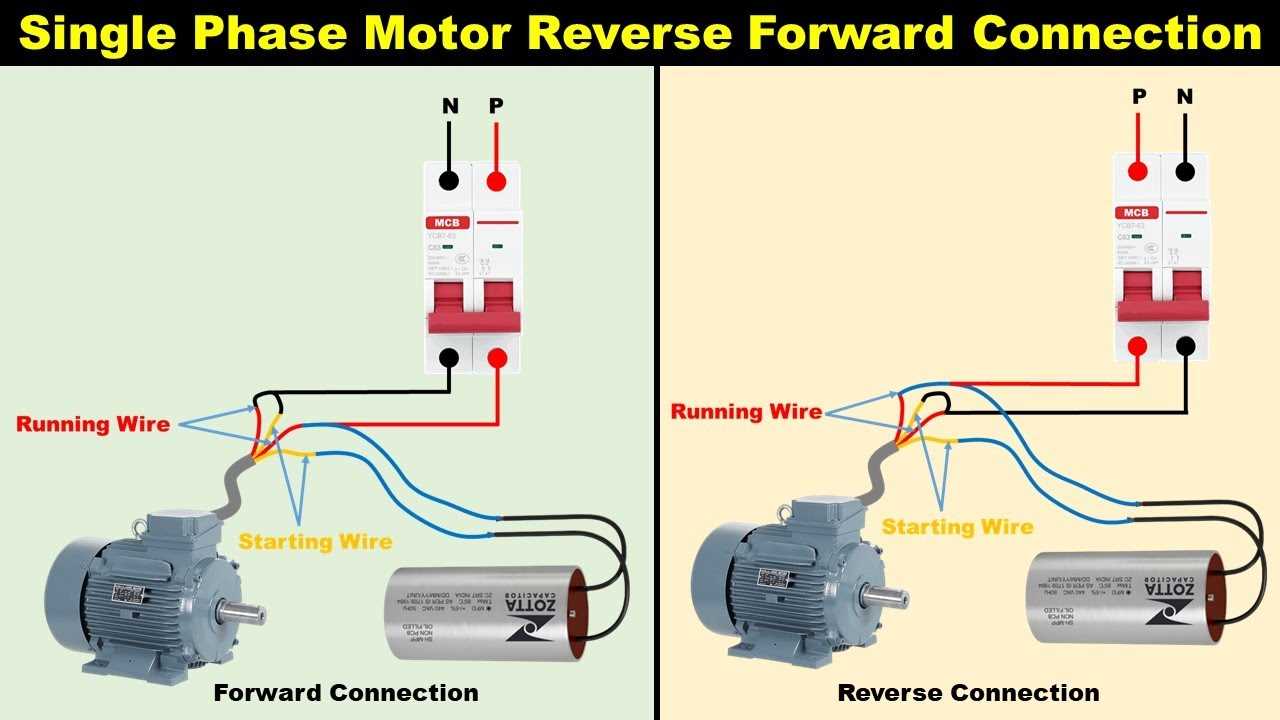 4 wire ac motor wiring diagram