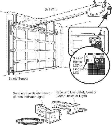 craftsman 1 2 hp garage door opener wiring diagram