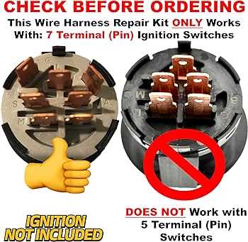 craftsman lawn mower 7 terminal ignition switch wiring diagram