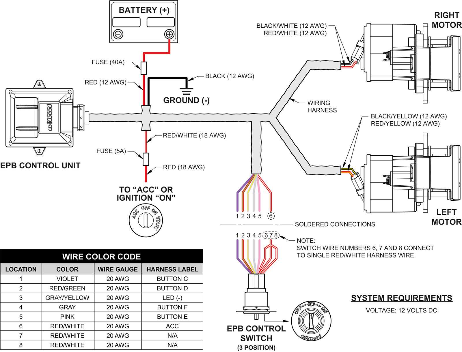 electric brake wiring diagram