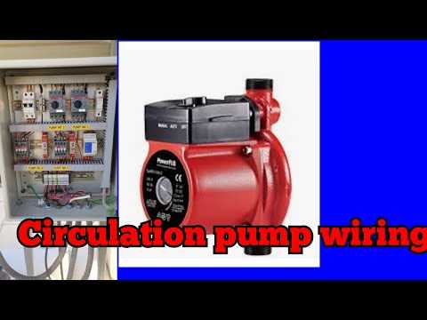 circulation pump wiring diagram