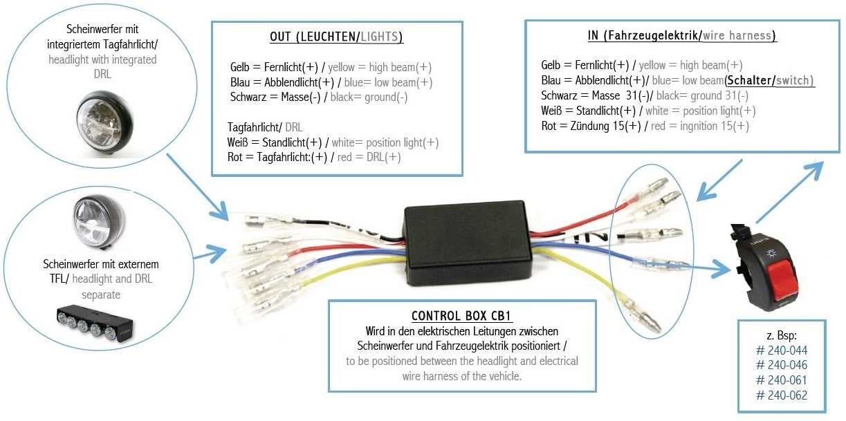 daylight running lights wiring diagram