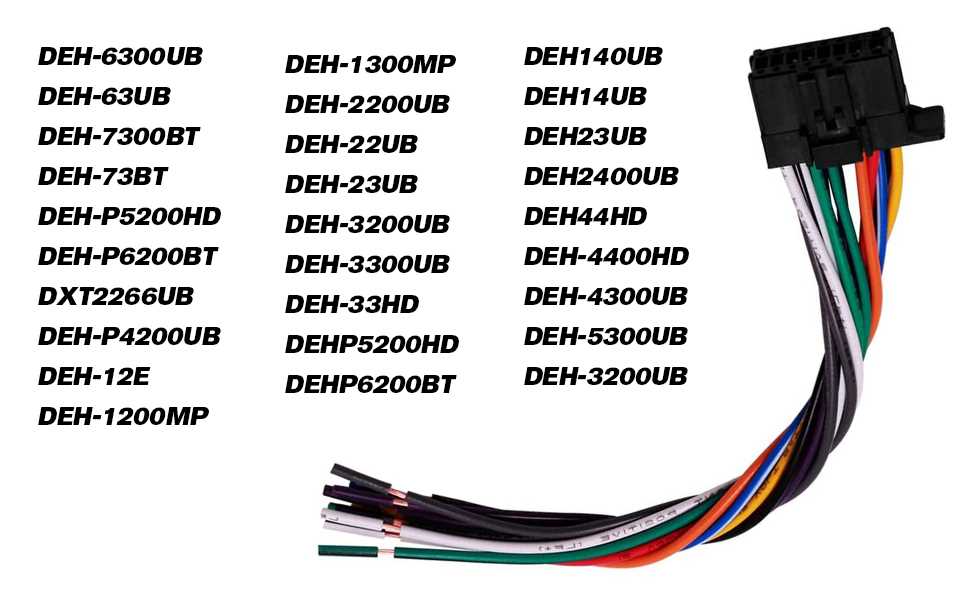 deh 1300mp wiring diagram