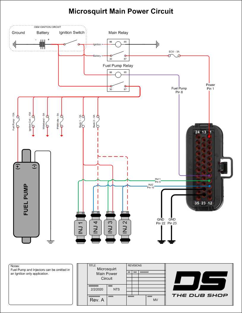 delphi fuel pump wiring diagram