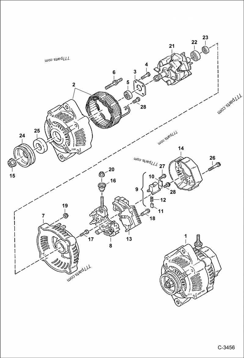 denso alternator wiring diagram