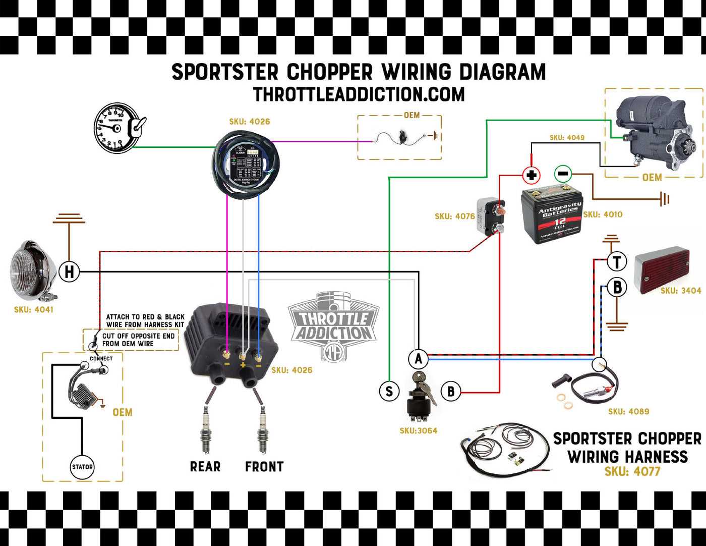 harley tail light wiring diagram