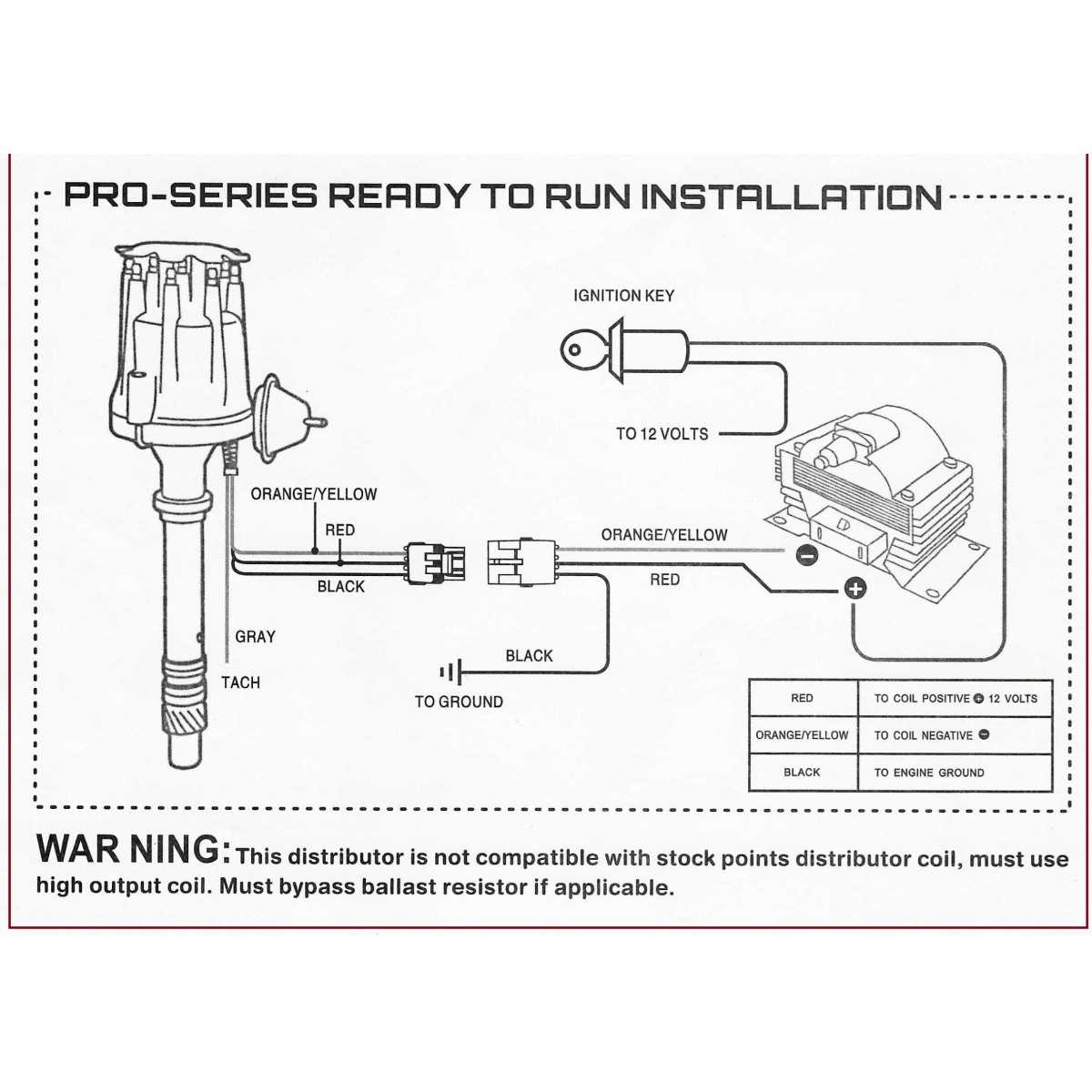 distributor and coil wiring diagram